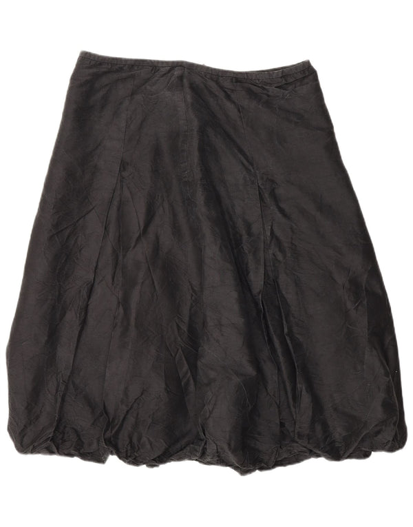 Coast Womens Bubble Skirt UK 14 Large W32 Grey Silk