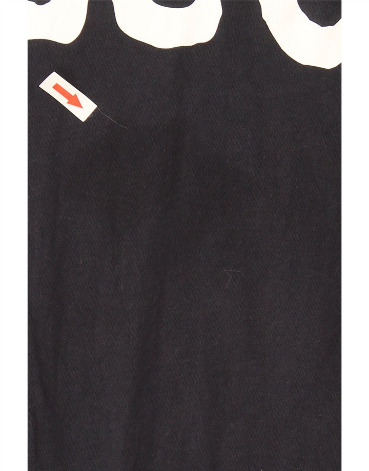 Lee Herre grafisk T-shirt Top Stor marineblå bomuld