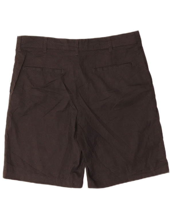 RUSSELL ATHLETIC Herre Chino Shorts W34 Large Black Polyester