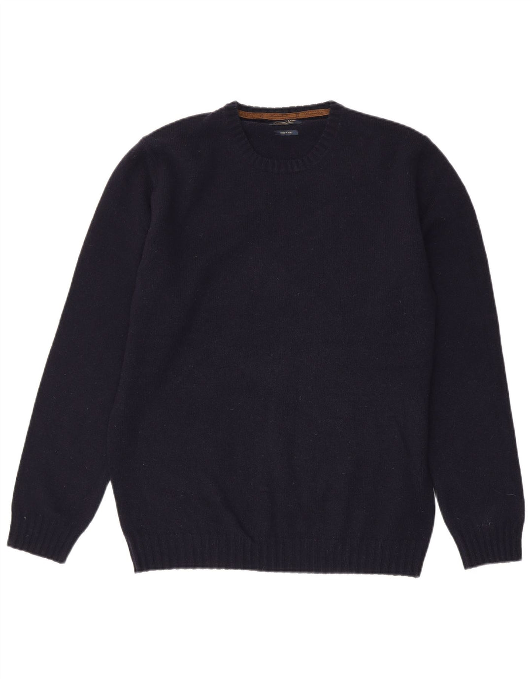 Massimo Dutti Herre sweater med rund hals XL marineblå