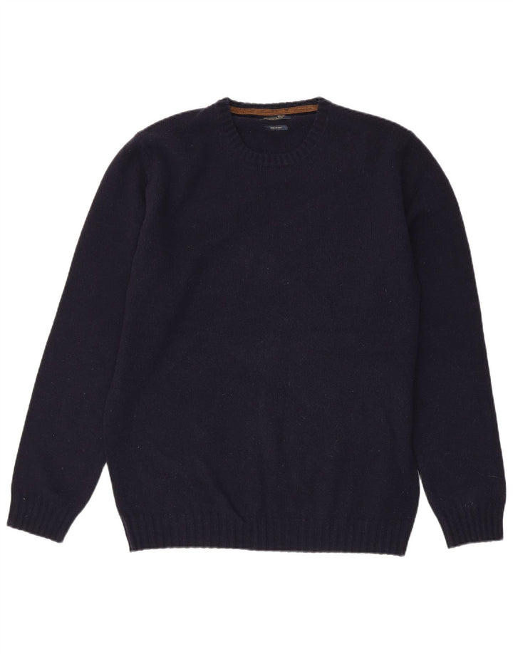 Massimo Dutti Herre sweater med rund hals XL marineblå