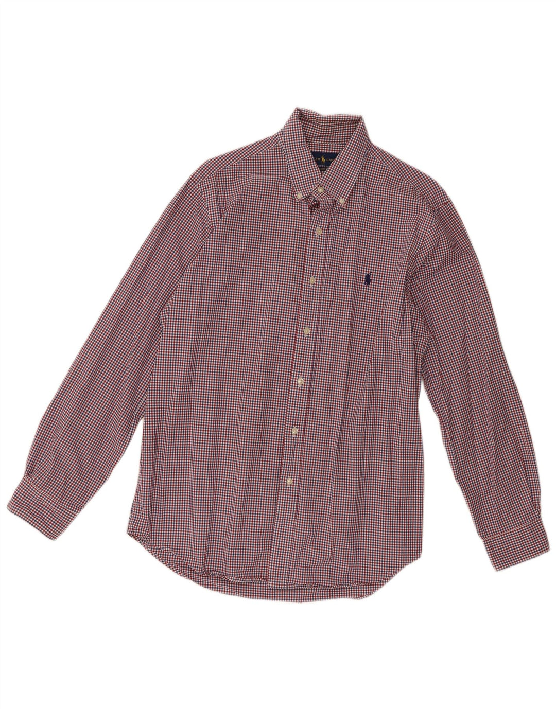 Ralph Lauren Herre Ternet Classic Fit skjorte Stor flerfarvet Gingham