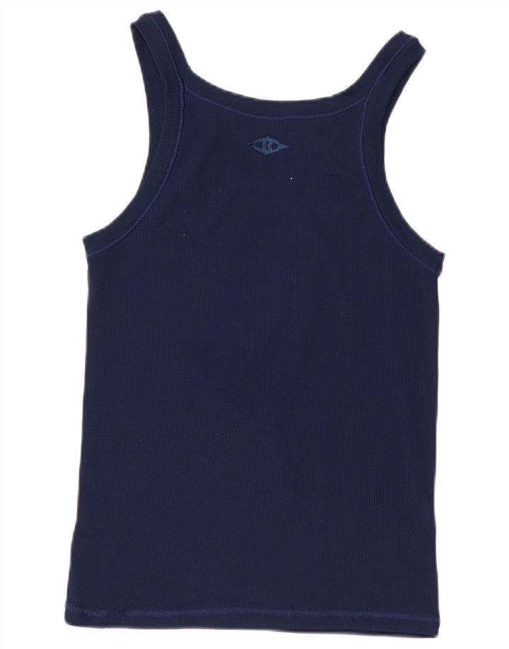 Killer Loop Damevest Top UK 8 Small Navy Blue Polyamid