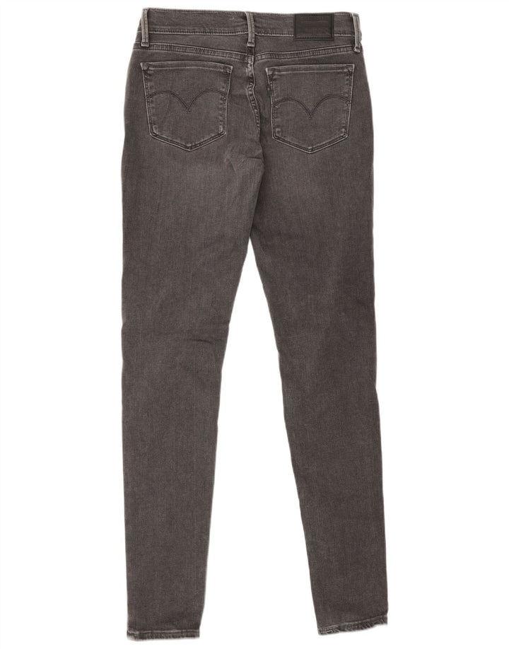 Levi's Dame 721 Skinny Jeans W27 L32 Grå Bomuld
