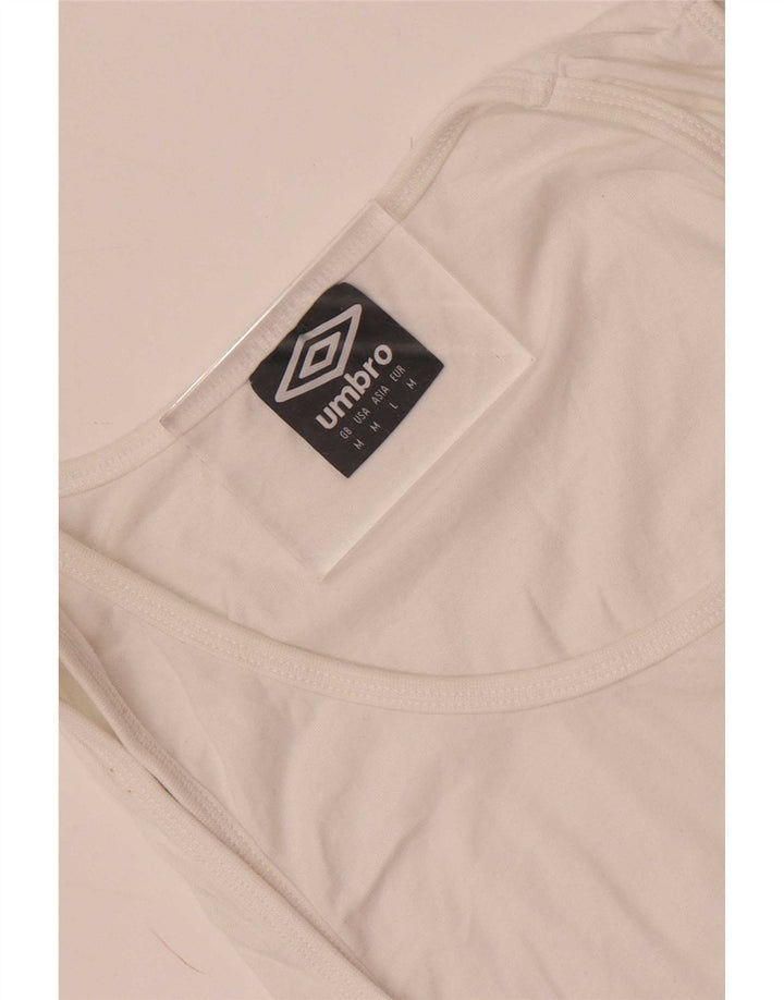 Umbro Herre Grafisk Vest Top Medium Hvid