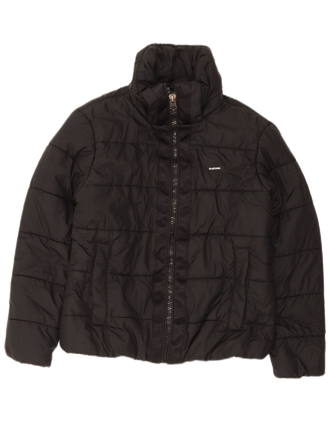 G-Star Dame Polstret Jakke UK 16 Stor Sort Polyester