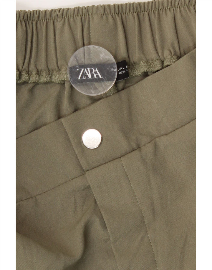 Zara Joggers Cargo Bukser Large W32 L26 Khaki