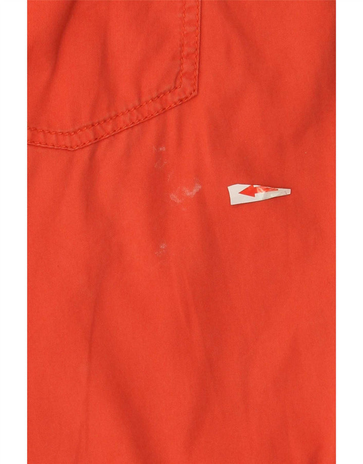 Marks & Spencer Cargo Shorts til kvinder UK 14 Large W34 Orange Bomuld