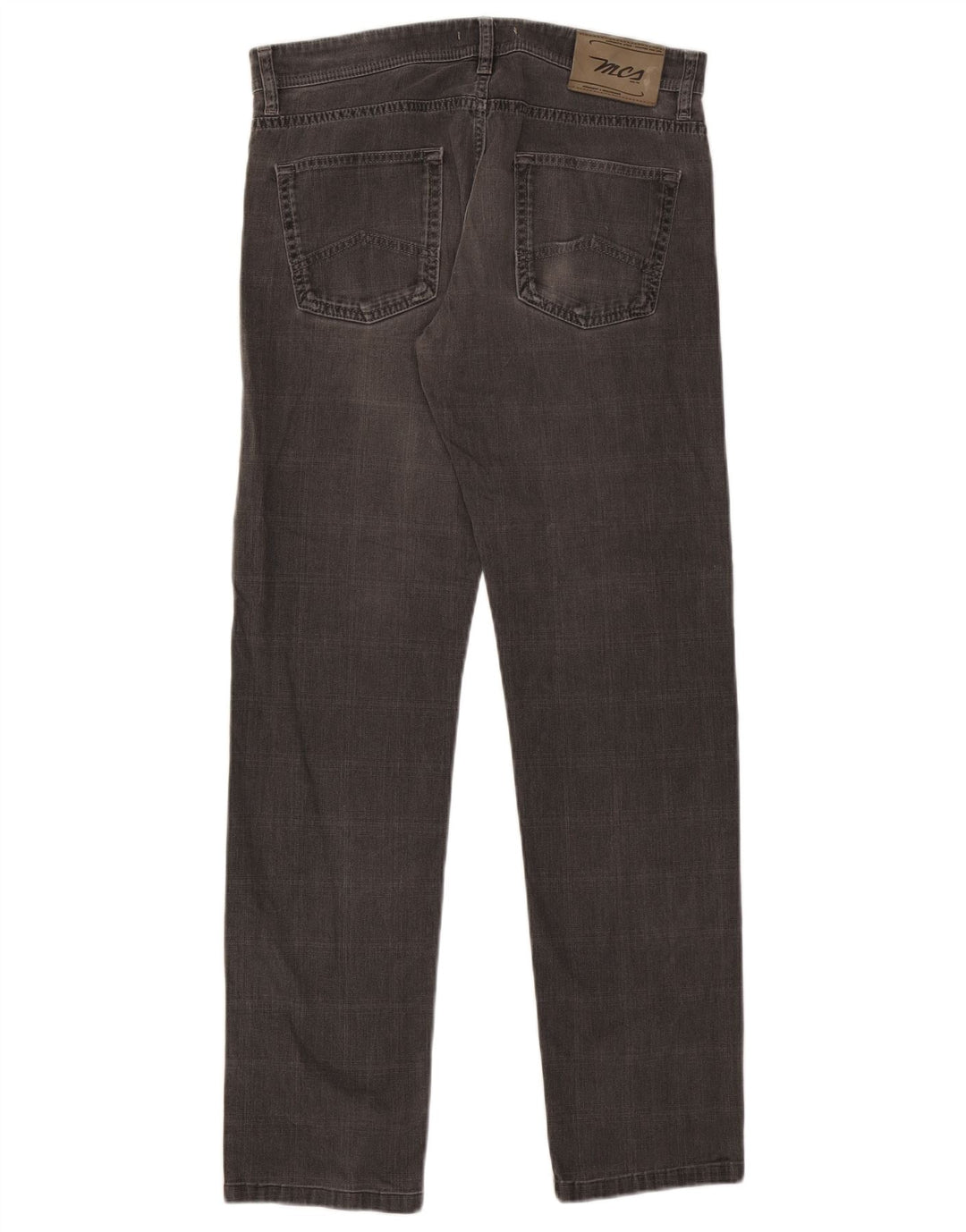 Marlboro Classics Herre Regular Slim Jeans W32 L31 Grå Bomuld