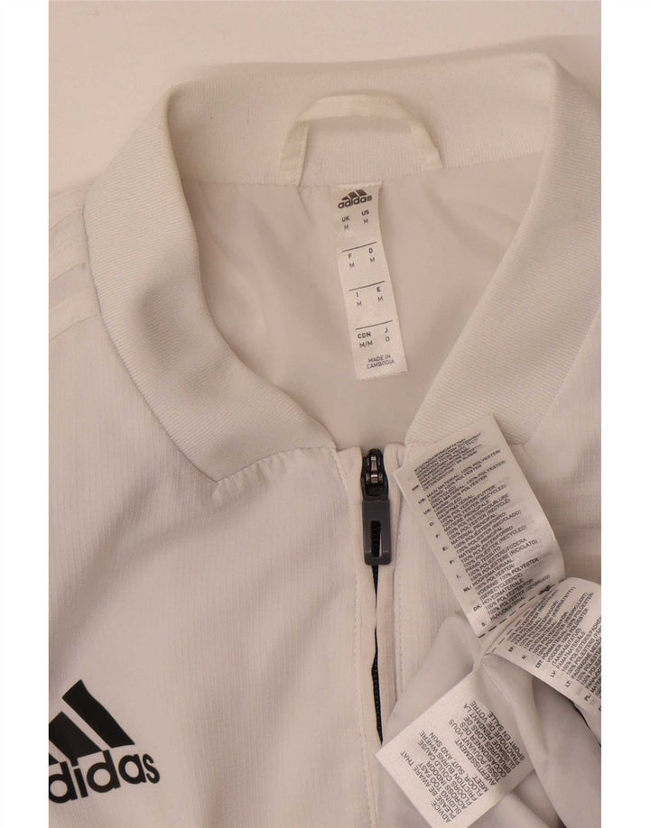Adidas Træningsdragt til mænd Topjakke Medium White Colourblock Polyester