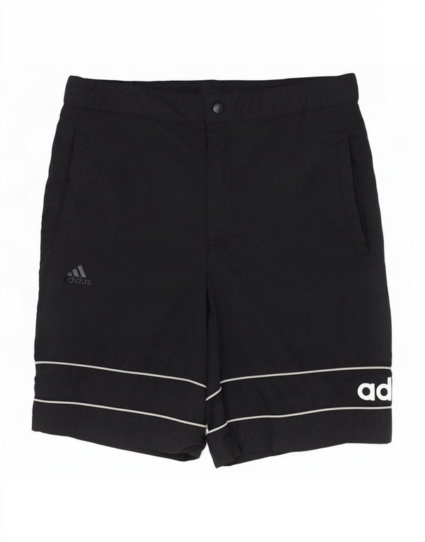 Adidas Grafiske Casual Shorts til mænd W32 Medium Sort Polyester