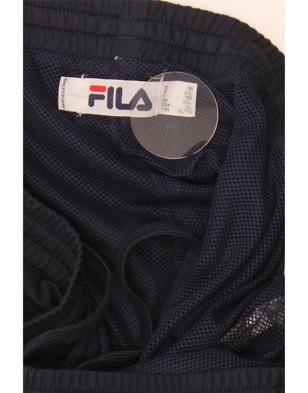 Fila Træningsdragt bukser til mænd 2XL Navy Blue Colourblock