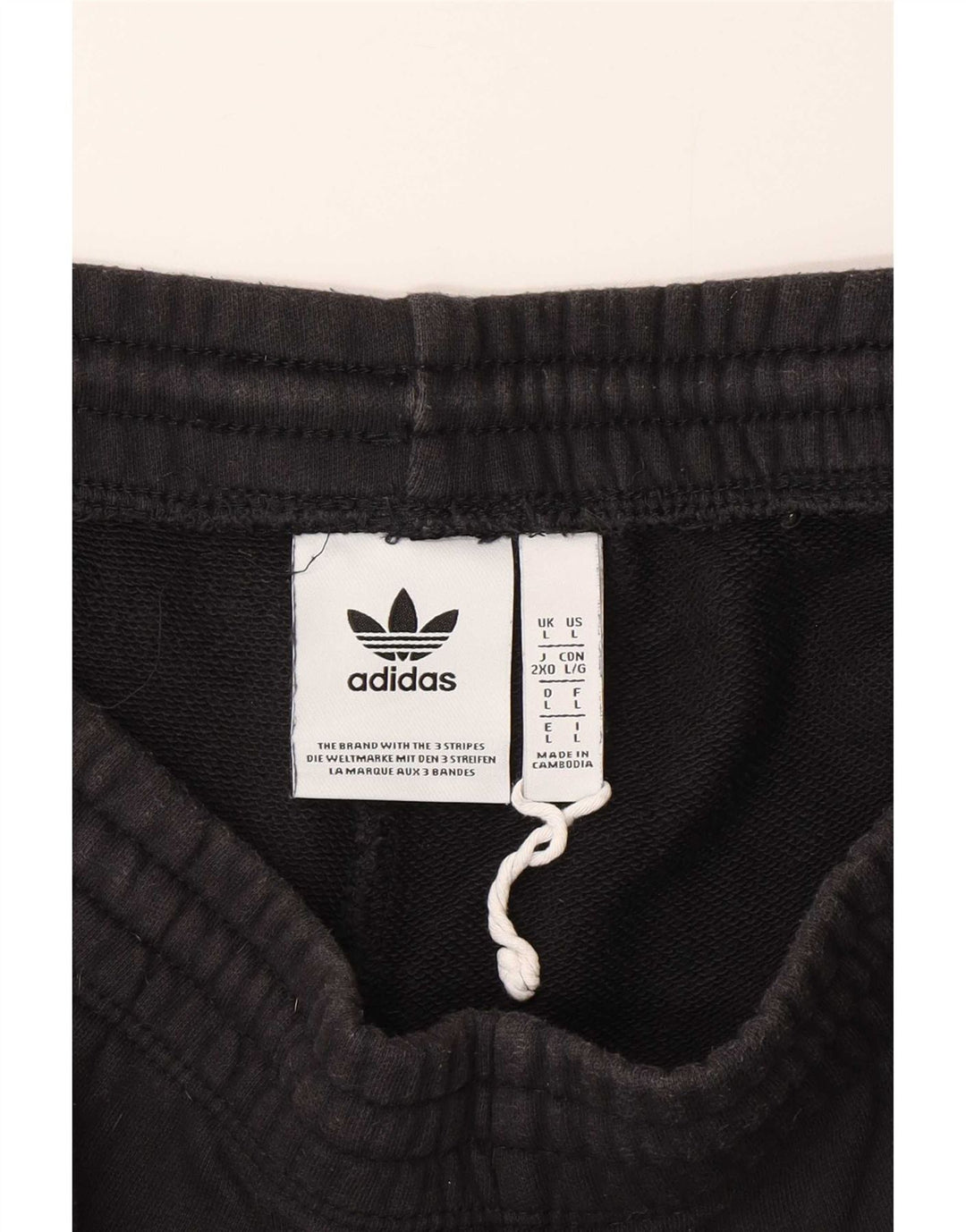 Adidas Sportshorts til mænd store sorte bomuld