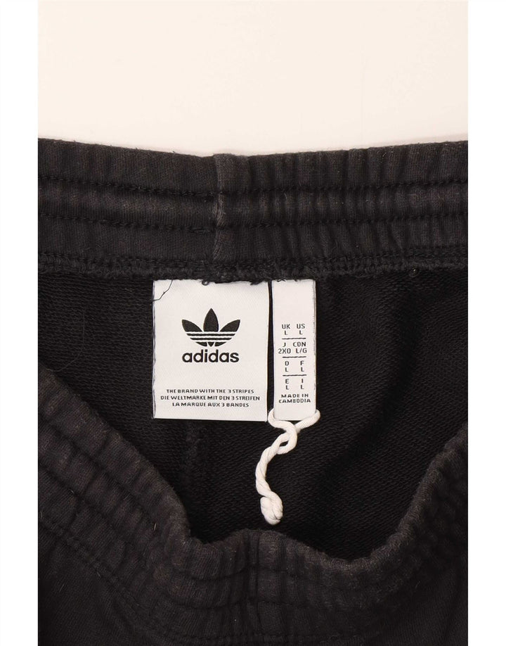 Adidas Sportshorts til mænd store sorte bomuld
