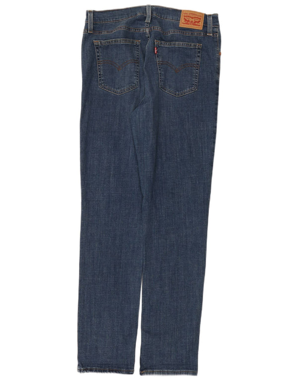 Levi's Dame 724 Højtaljede lige jeans W32 L32 Blå Bomuld