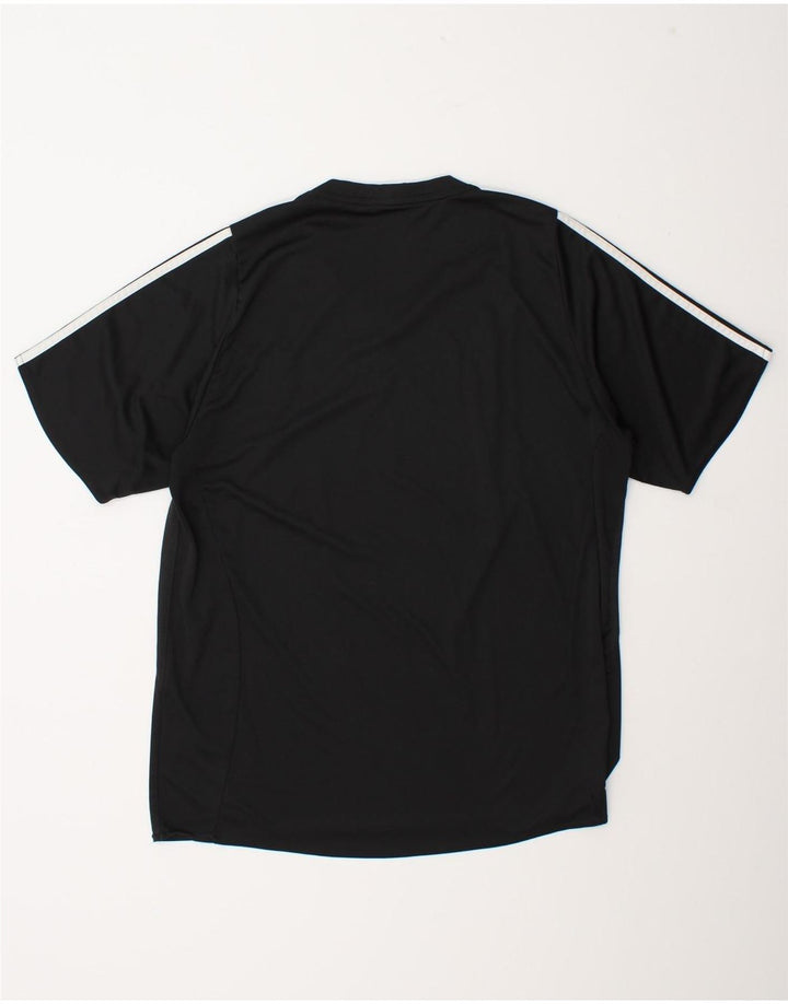 Adidas Herre T-Shirt Top Stor Sort Polyester