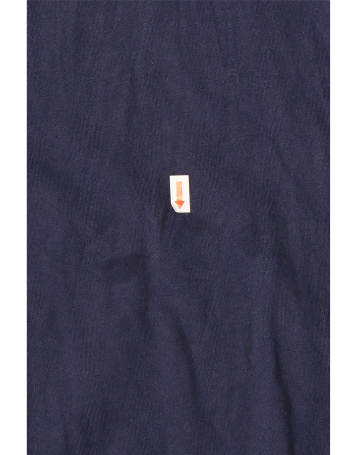 Tommy Hilfiger Herre Grafisk Top Langærmet Stor Navy Blue Colourblock