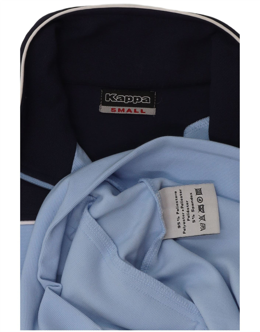 Kappa Womens Oversized træningsdragt Top Jacket UK 10 Small Blue Colourblock