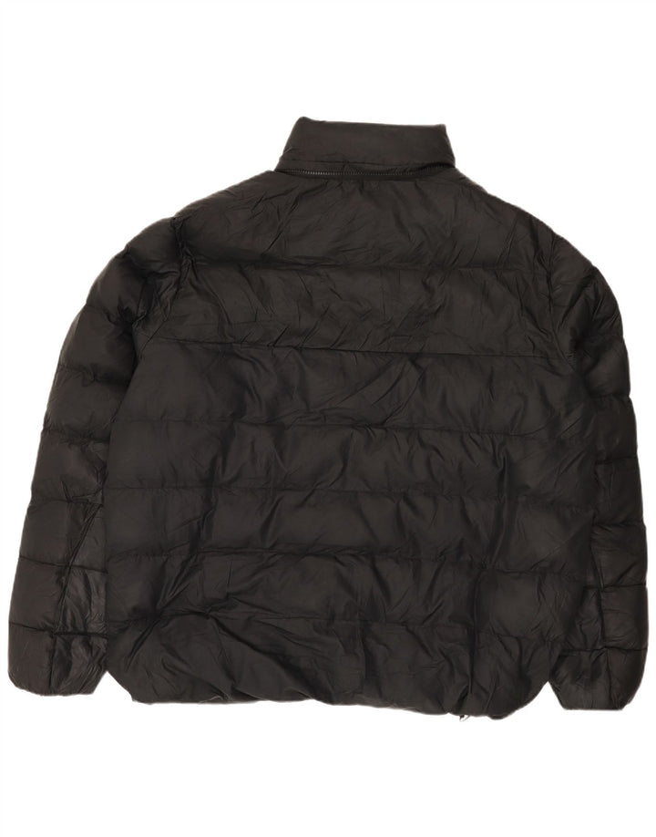 Jordan Herre Loose Fit Polstret Jakke UK 42 XL Sort Polyester