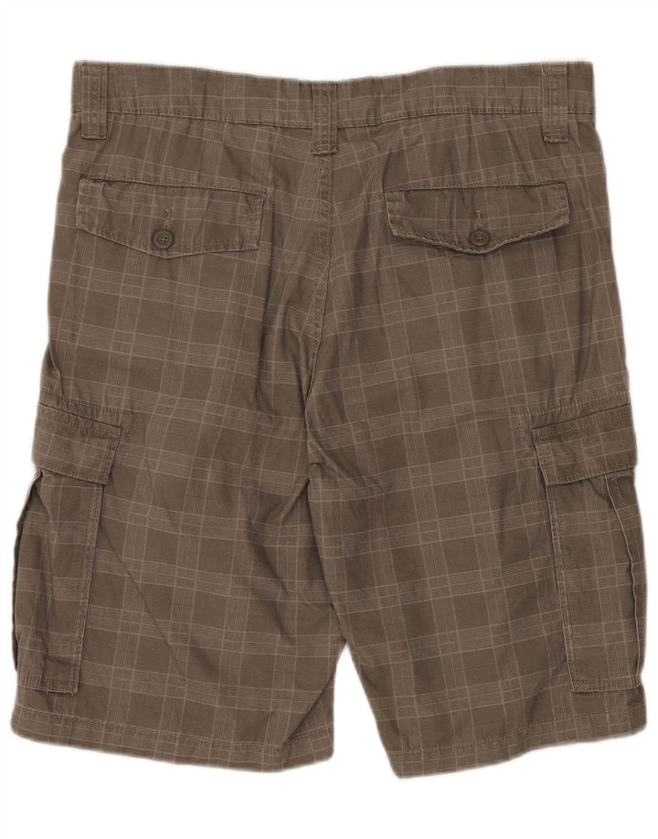 Vintage Herre Cargo Shorts IT 50 Large W36 Khaki Ternet Bomuld