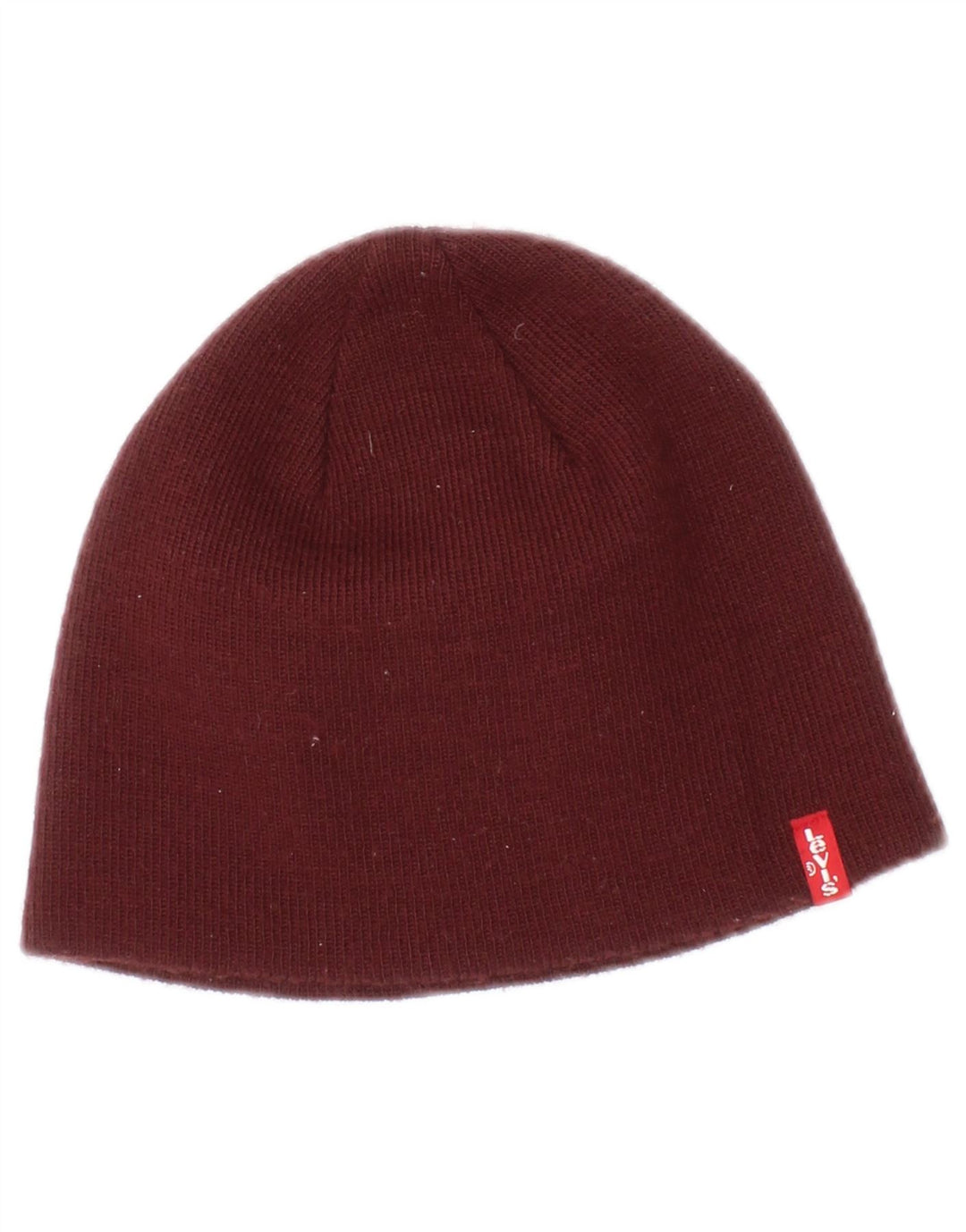 Levi's Dame Beanie Hat Small/Medium Burgundy Akryl