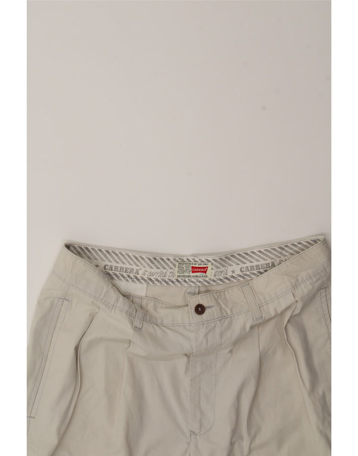 CARRERA Womens Pegged Chino Shorts W32 Large Off White Vintage Carrera and Second-Hand Carrera from Messina Hembry 