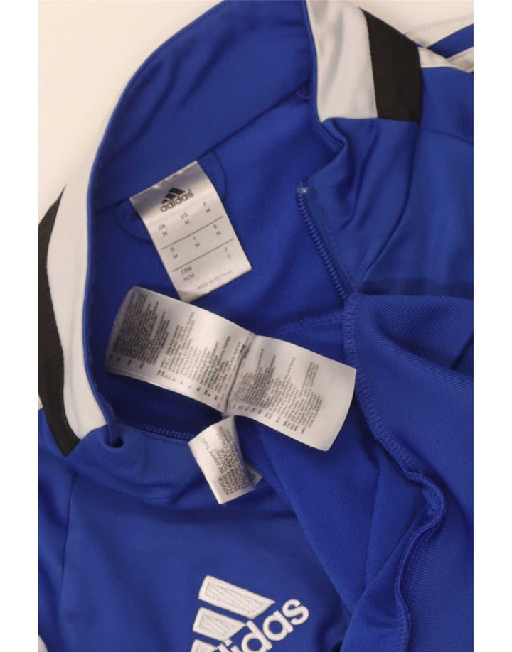 Adidas Herre grafisk træningsdragt Topjakke Medium Blue Colourblock Polyester