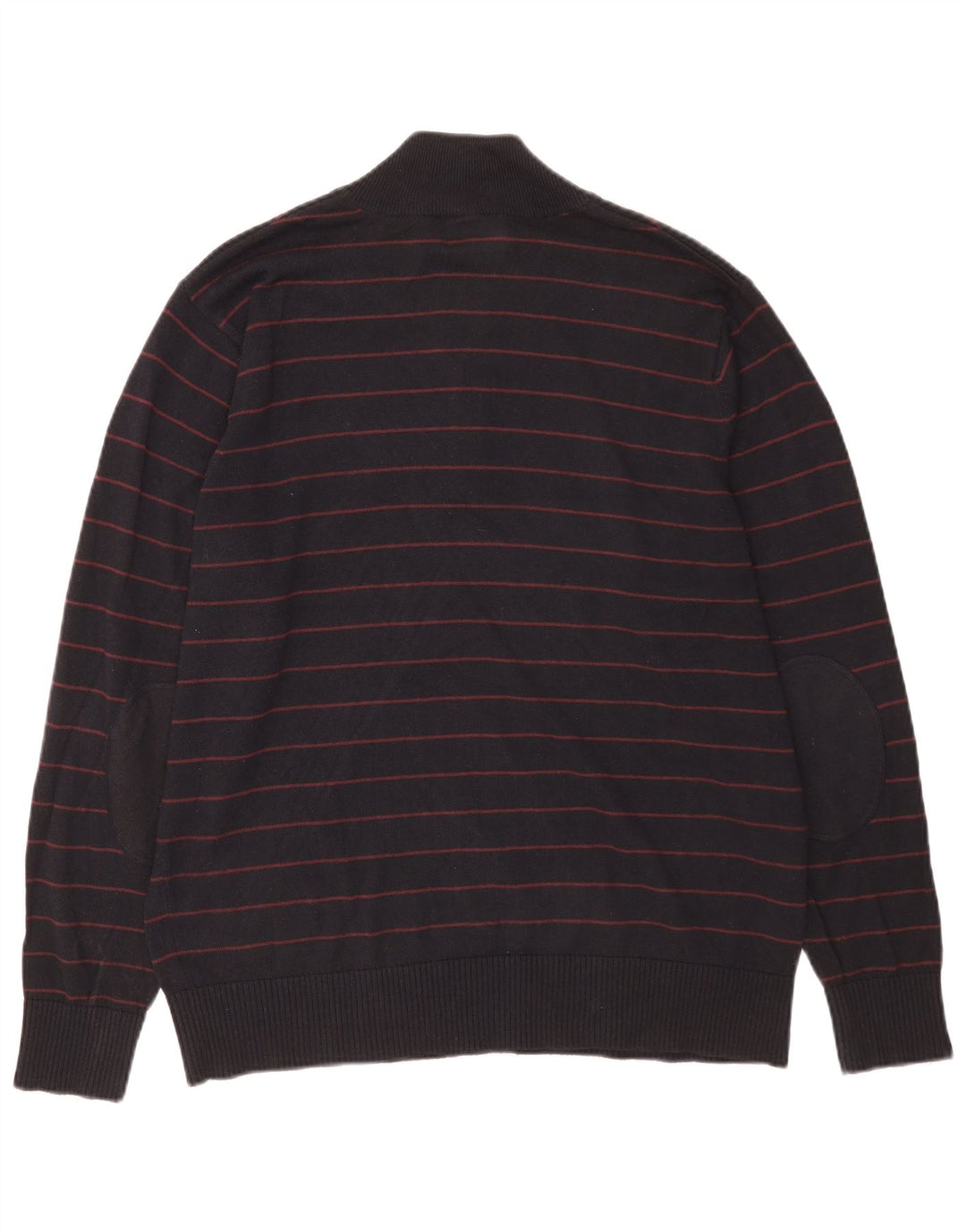 MARKS & SPENCER Sweater med lynlås til mænd UK 41/43 Large Navy Blue