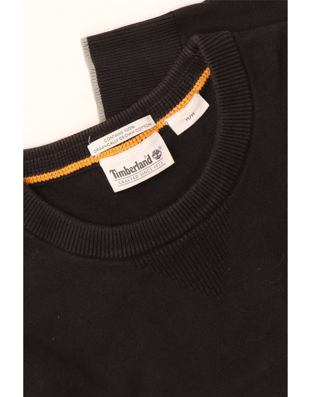 Timberland Herre sweater med rund hals, medium sort bomuld