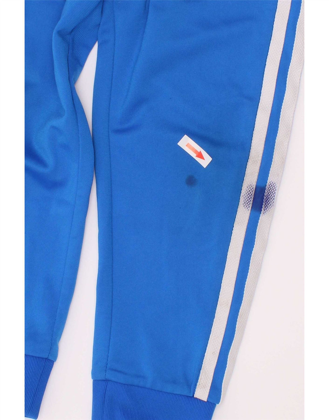 Adidas Drenge Træningsdragt Bukser Joggers 5-6 År Blå Polyester