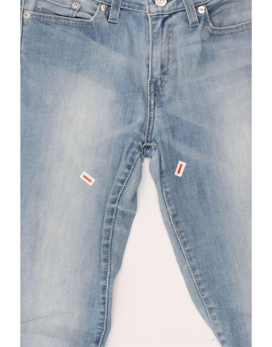 LEVI'S Womens Legging Skinny Jeans W29 L30 Blue Cotton Vintage Levi's and Second-Hand Levi's from Messina Hembry 