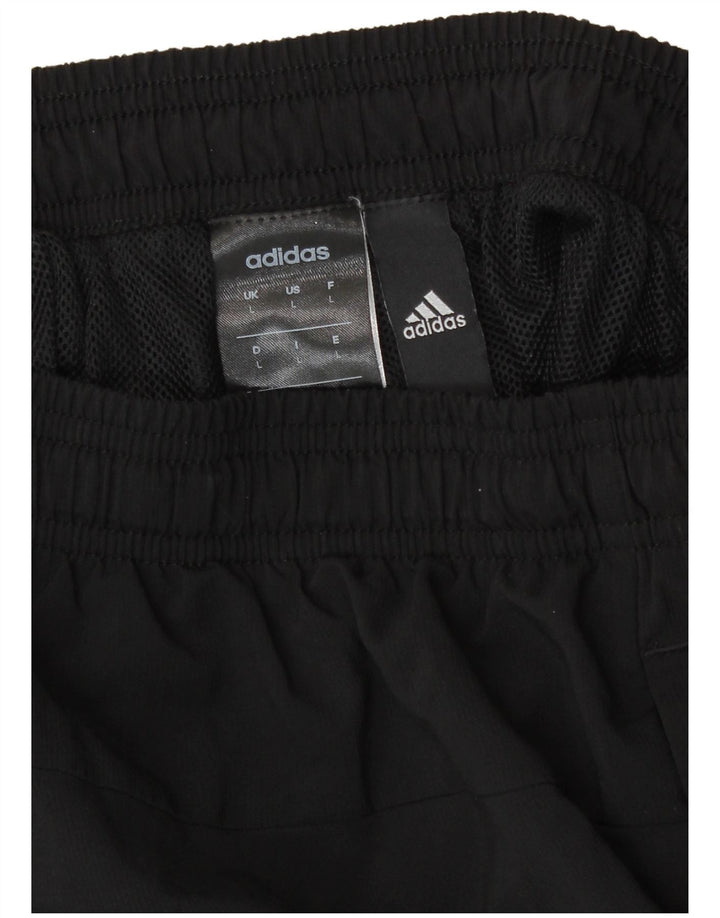 Adidas Dame træningsdragt Bukser Joggers UK 16 Large Black Polyester