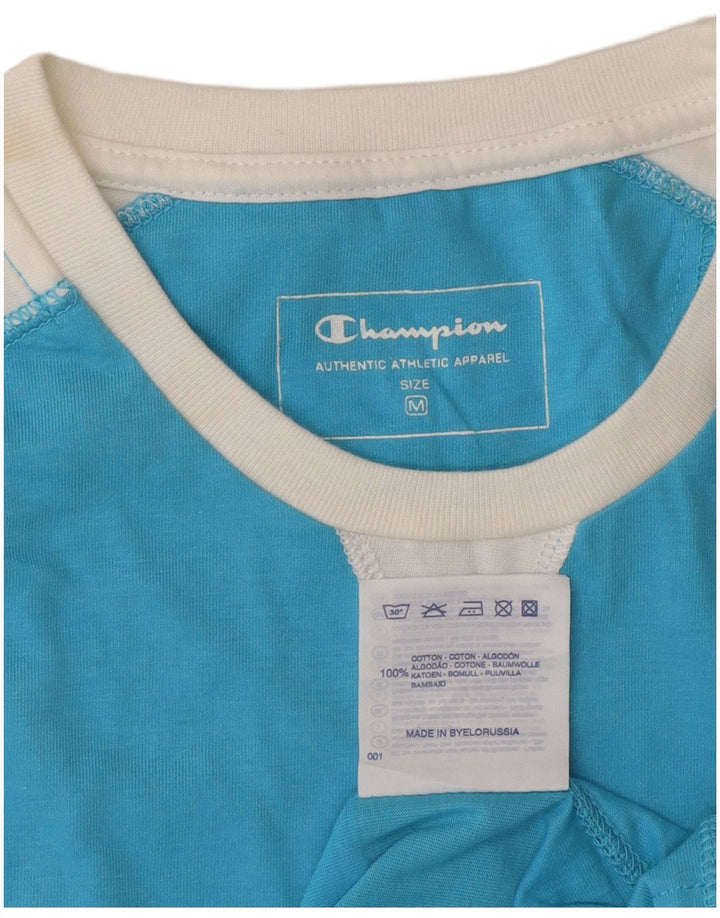 Champion Womens Heritage Classics Grafisk Vest Top UK 12 Medium Blue