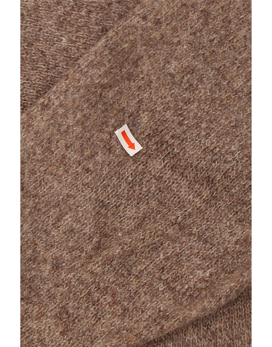 KAPPA Herre trøje med rund hals 2XL Brun Flecked Uld