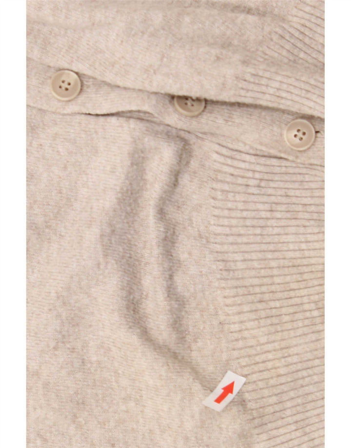 Zara Herre Cardigan Sweater Medium Grey Viscose