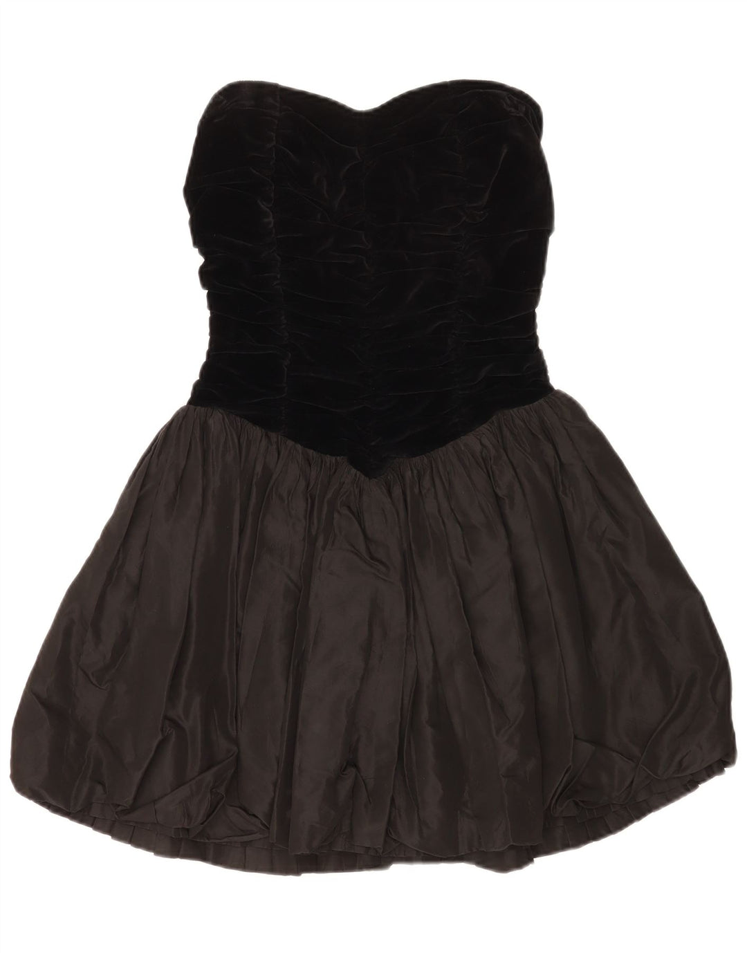 Aria Dame Stropløs Kjole UK 10 Small Black Colourblock