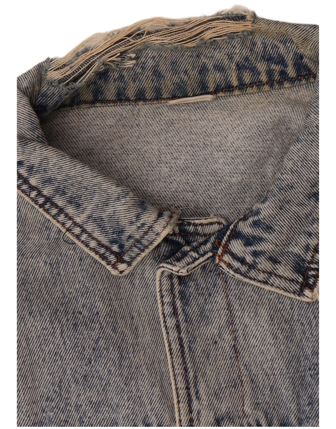 Vintage Herre denimjakke UK 38 Medium Blue Cotton