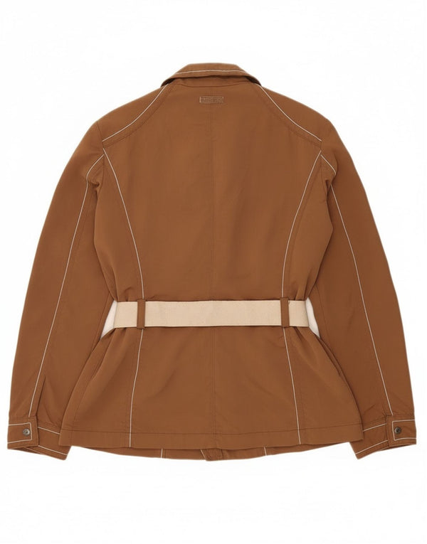 Marlboro Classics Kvinder Utility Jacket UK 20 2XL Brun Polyamid