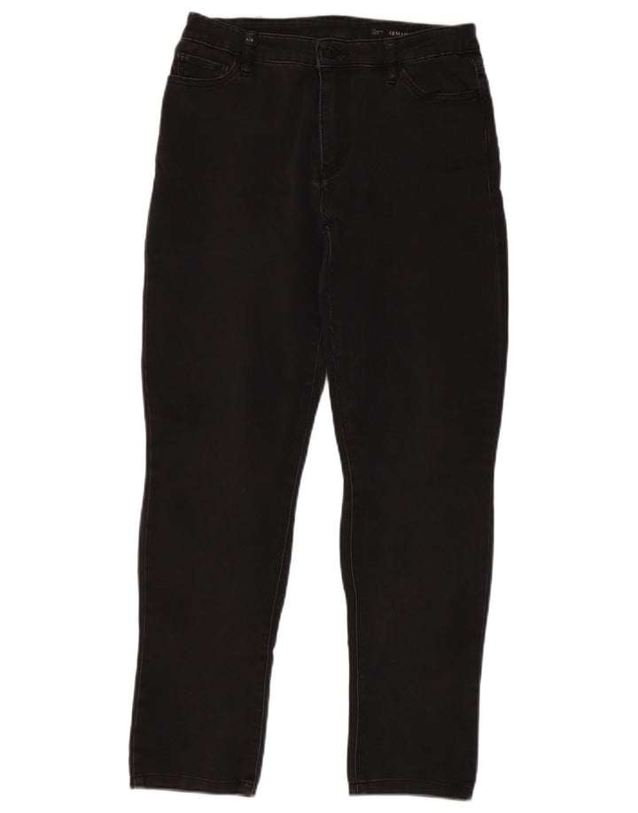 Armani Exchange Dame J45 Slim Jeans W30 L28 Sort Bomuld