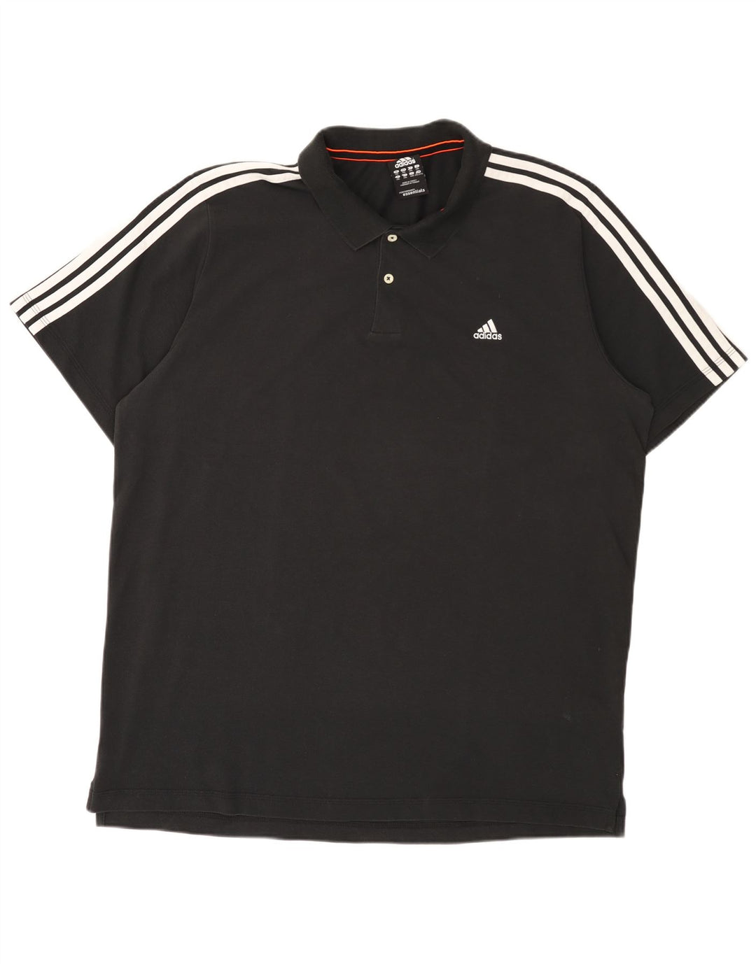 ADIDAS Herre Climalite Polo Shirt 2XL Sort Bomuld