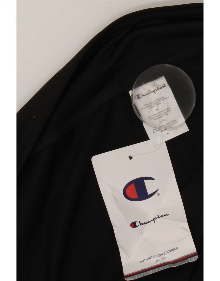 Champion Womens træningsdragt Bukser UK 18 XL Sort Polyester