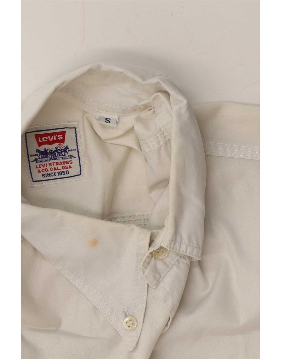 Levi's herreskjorte lille hvid