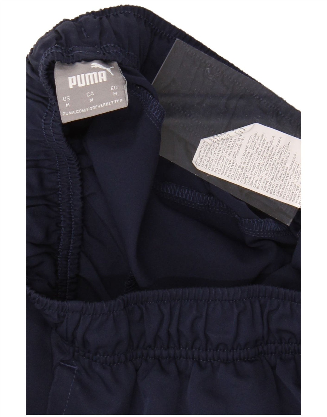 PUMA Mens Sport Shorts Medium Navy Blue Polyester