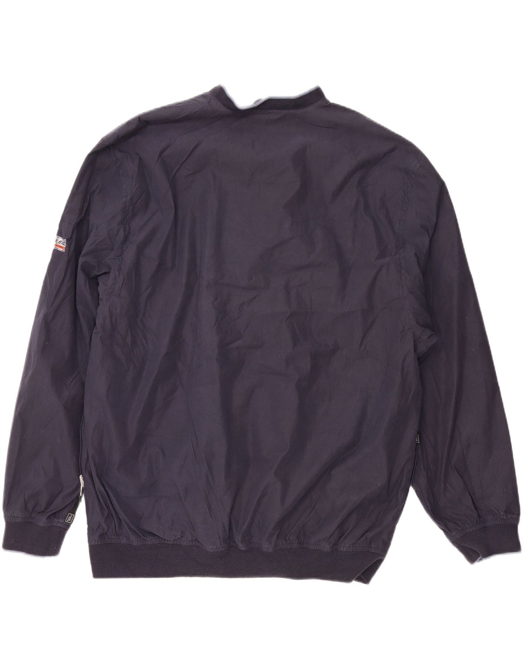 IZOD Mens Pullover Tracksuit Top Large Navy Blue Polyester Vintage Izod and Second-Hand Izod from Messina Hembry 