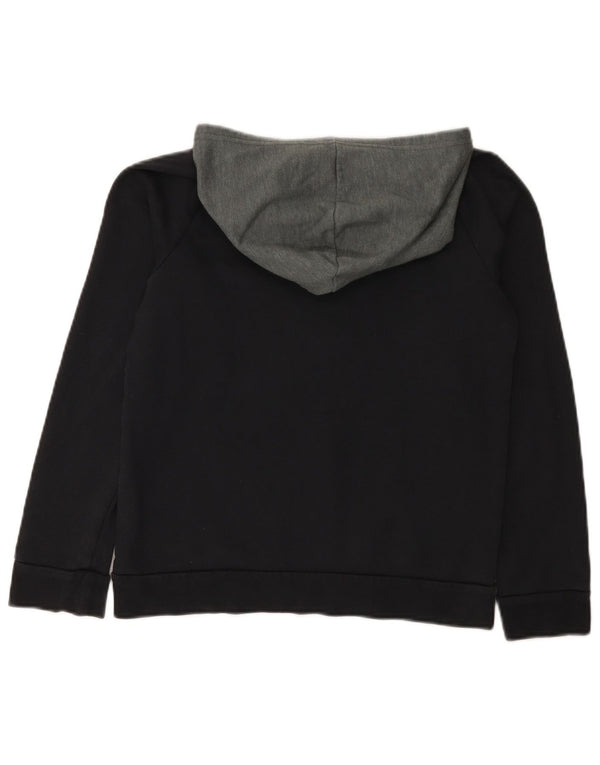 Under Armour Boys hættetrøje 11-12 år Stor Sort Colourblock Bomuld