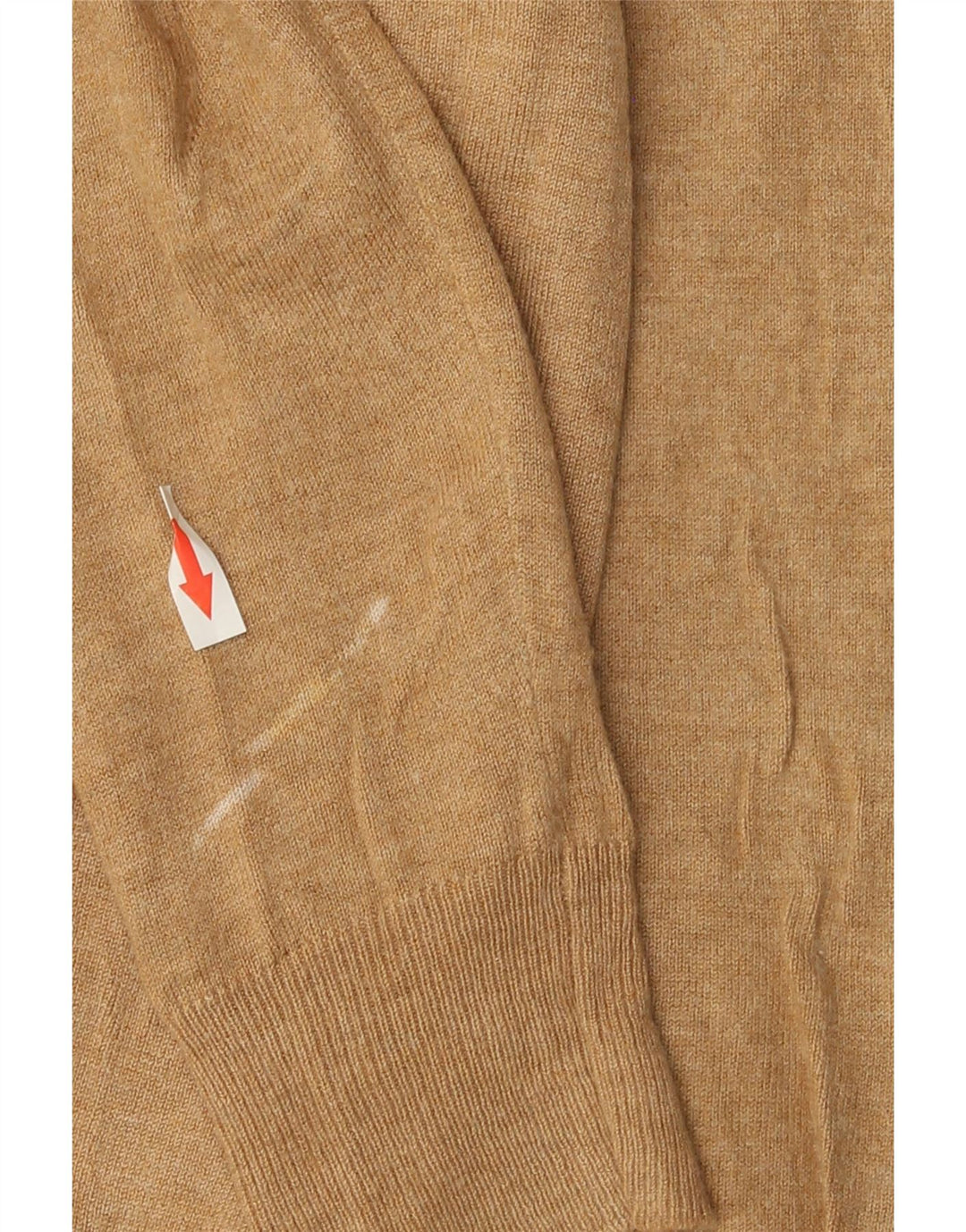 Marks & Spencer Dame Cardigan Sweater UK 14 Stor Beige Viscose
