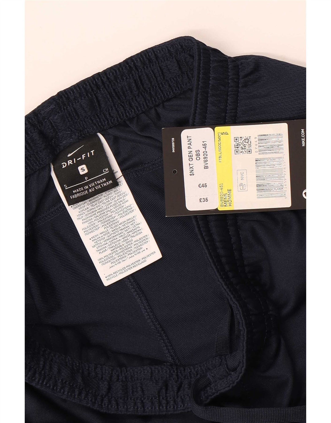 Nike Træningsdragtsbukser til mænd Små marineblå polyester