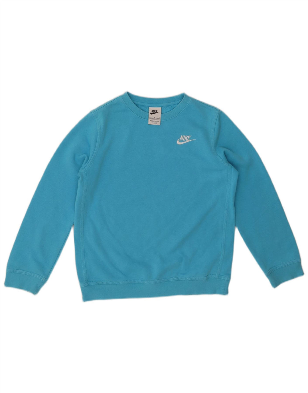 NIKE Sweatshirt-trøje til drenge 10-11 år Medium blå bomuld