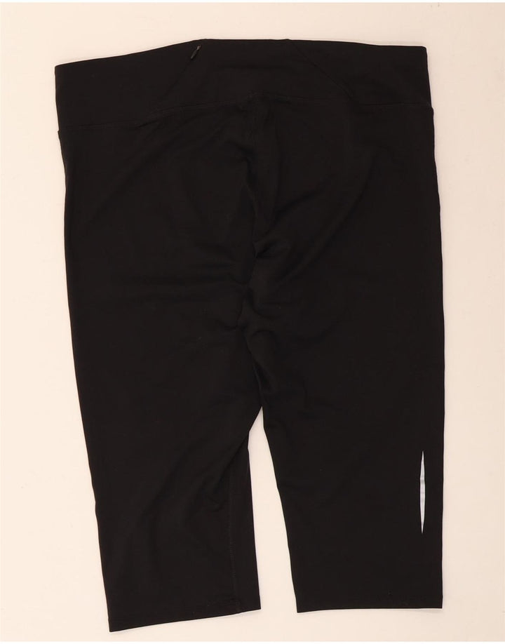 Marks & Spencer Dame Capri Leggings UK 20 2XL Sort Polyester