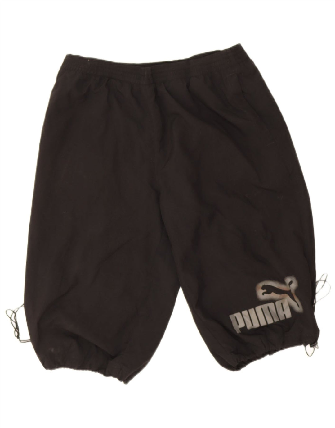 Puma Herre grafiske sportsshorts store sorte polyester